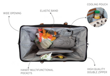 Afbeelding in Gallery-weergave laden, Mommy bag zwart / goud - Childhome
