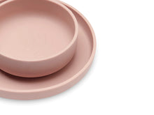 Afbeelding in Gallery-weergave laden, Kinderserviesset siliconen 4-delig - Pale Pink - Jollein
