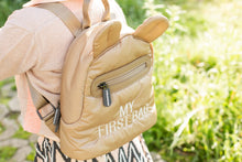 Afbeelding in Gallery-weergave laden, My first bag rugzakje beige gewatteerd - Childhome
