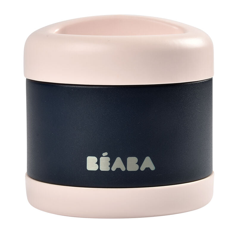 Thermo portie 500ml - Night Blue/pink - Béaba