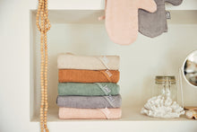 Afbeelding in Gallery-weergave laden, Badcape Badstof 75 x 75 Ash Green - Jollein
