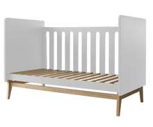 Afbeelding in Gallery-weergave laden, Baby bed 140x70 cm omvormbaar tot zitbank wit- Pericles
