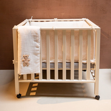 Afbeelding in Gallery-weergave laden, TOONZAALMODEL Park + wieltjes hout ecru - Childhome
