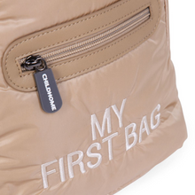 Afbeelding in Gallery-weergave laden, My first bag rugzakje beige gewatteerd - Childhome

