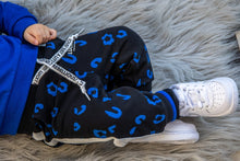 Afbeelding in Gallery-weergave laden, Blue Leopard Sweatpants - Lucky No 7
