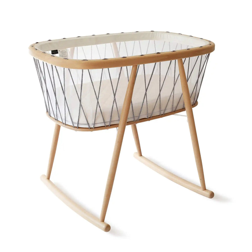 Wieg Kumi Mesh / Zwart & Wit - Charlie Crane Paris