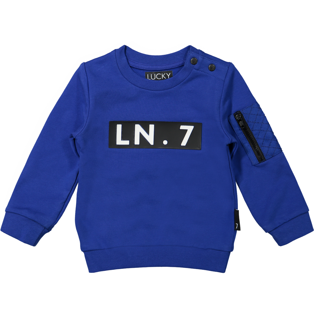 Lucky Sweater Cobalt - Lucky No 7