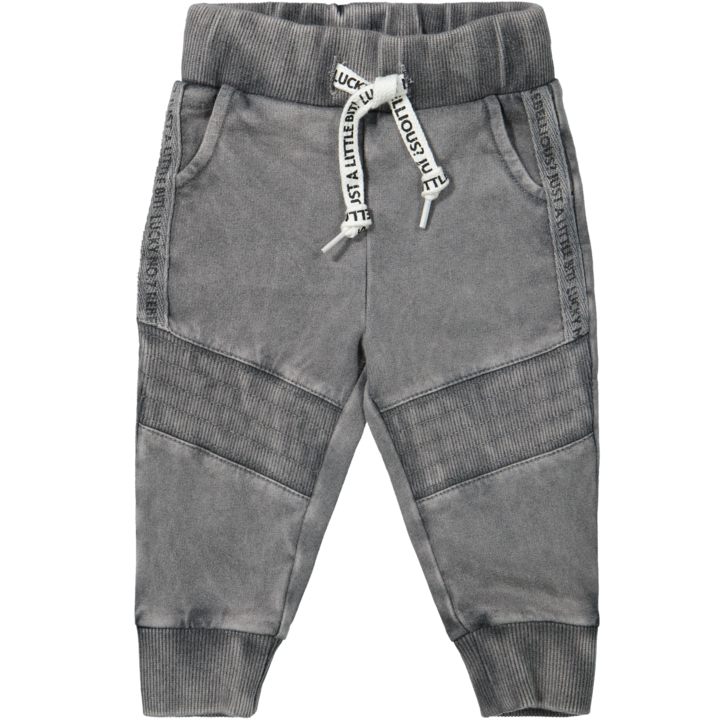 Black Washed Sweatpants - Lucky no 7