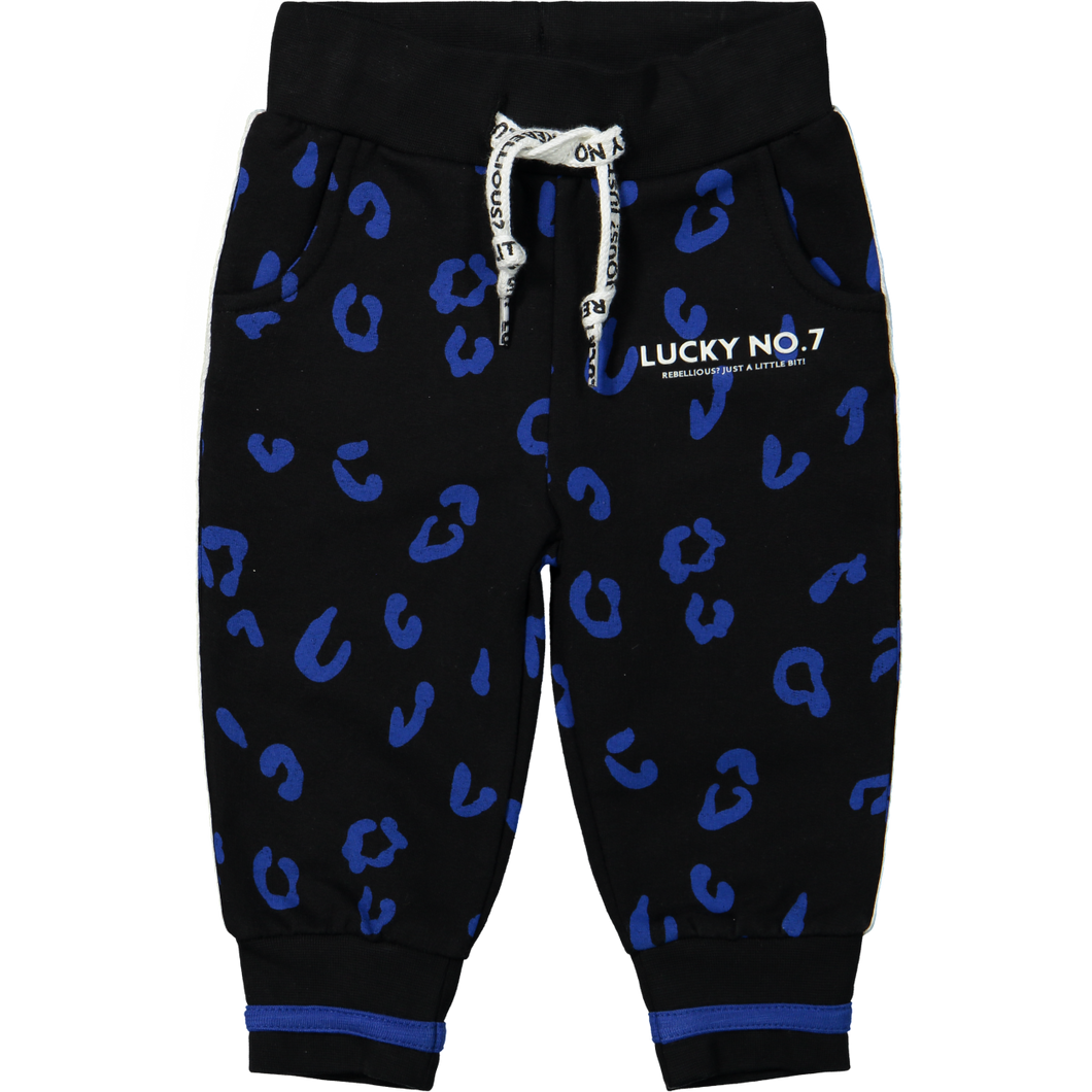 Blue Leopard Sweatpants - Lucky No 7