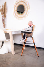 Afbeelding in Gallery-weergave laden, Kinderstoel Evolu 2 - verstelbaar in hoogte - Donker natural frosted - Childhome
