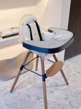 Afbeelding in Gallery-weergave laden, Kinderstoel Evolu 2 - verstelbaar in hoogte - Donker natural frosted - Childhome
