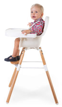 Afbeelding in Gallery-weergave laden, Kinderstoel Evolu 2 - verstelbaar in hoogte - Naturel Wit - Childhome
