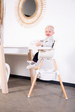 Afbeelding in Gallery-weergave laden, Kinderstoel Evolu 2 - verstelbaar in hoogte - Naturel Wit - Childhome
