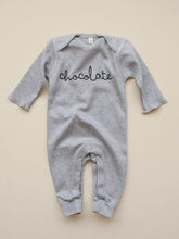 Afbeelding in Gallery-weergave laden, Chocolate Grey Playsuit - Organic Zoo
