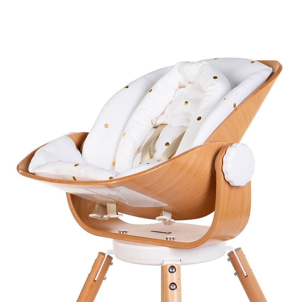 Evolu Newborn Seat Kussen - Golden dots - Childhome