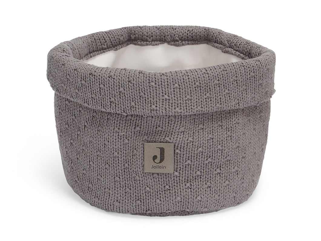 Commodemandje Bliss Knit Storm Grey - Jollein