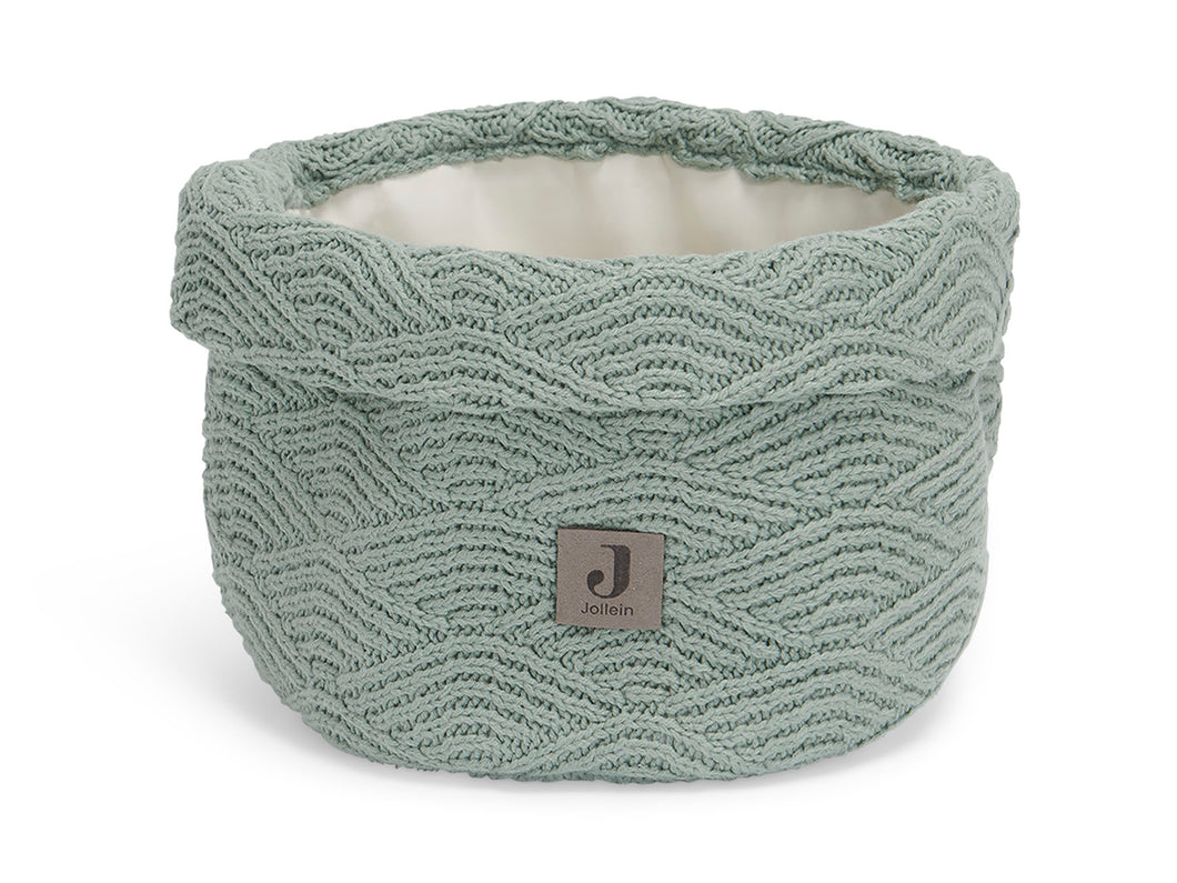 Commodemandje River Knit Ash Green - Jollein