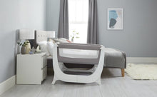 Afbeelding in Gallery-weergave laden, Air Pack Stone Grey Bedside Sleeper + Conversion Kit + Matrass - Shnuggle
