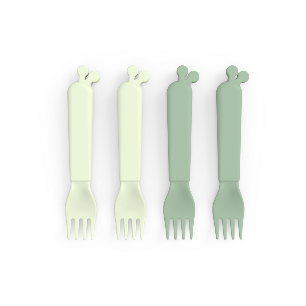 Kiddish fork 4-pack Raffi Green - Done by Deer