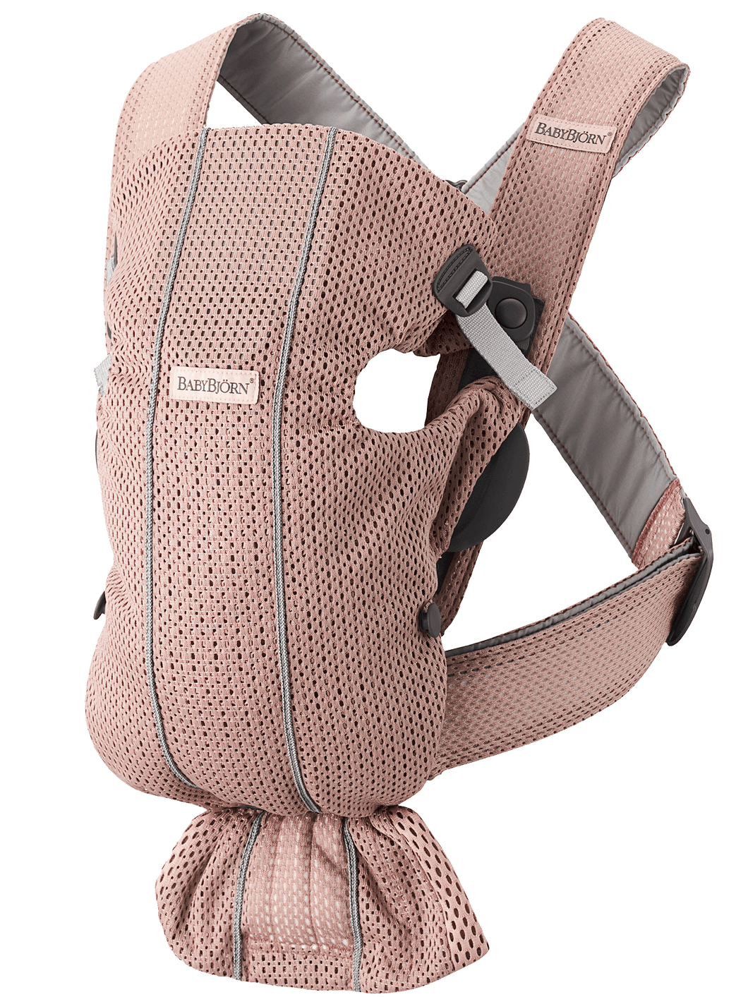 Draagzak Mini Mesh Dusty Pink 0-12m Diverse kleuren - Babybjörn