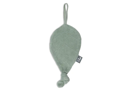 Fopspeendoekje leaf Ash green - Jollein