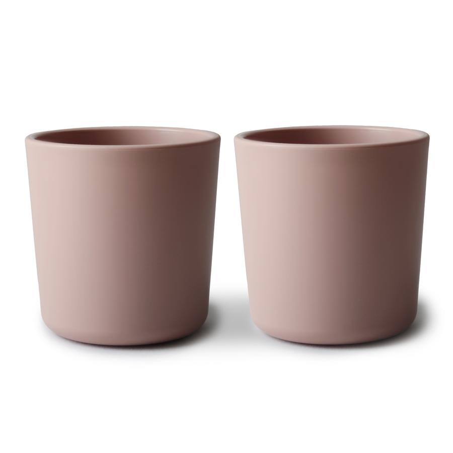 2-pack Siliconen Drinkbekers Blush - Mushie