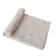 Afbeelding in Gallery-weergave laden, Swaddle Retro Cars - Mushie
