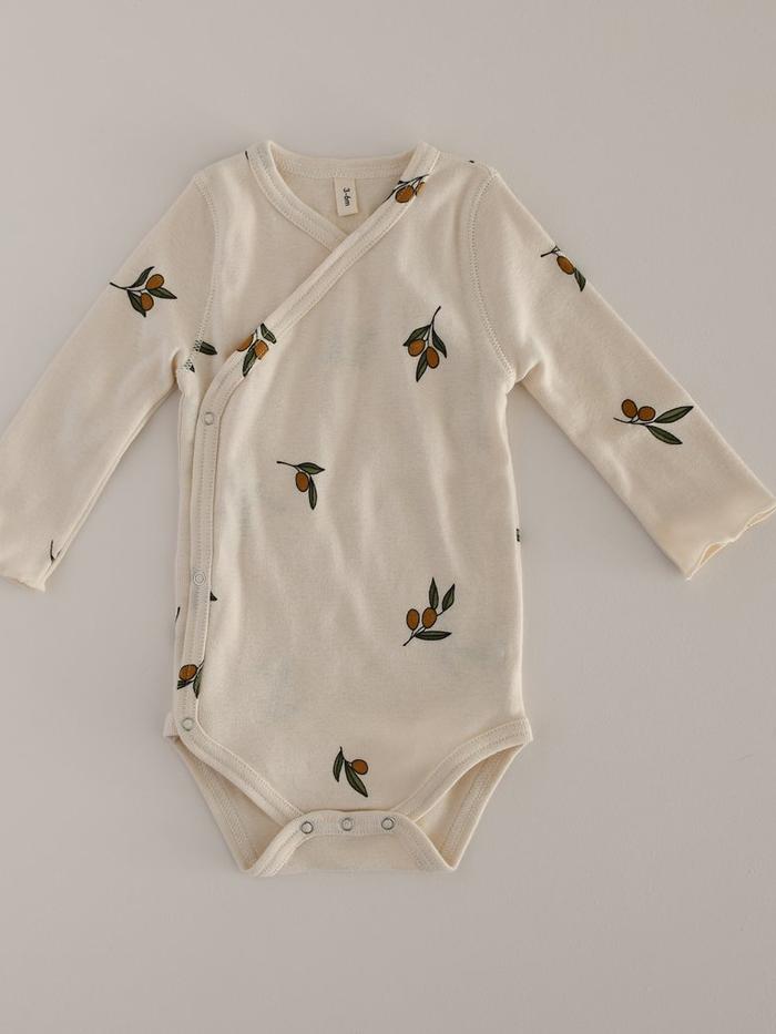 Bodysuit Wrap Olive Garden - Organic Zoo