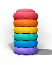 Afbeelding in Gallery-weergave laden, Stapelstenen Primary Basic Rainbow Set van 6 - Stapelstein
