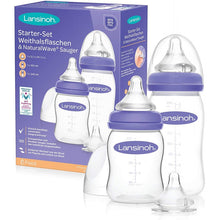 Afbeelding in Gallery-weergave laden, Starterset Babyflesjes met NaturalWave®spenen - Lansinoh
