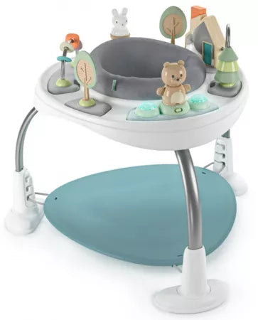 2-in-1 Activity Jumper & Table Pastel- Ingenuity